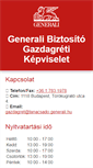 Mobile Screenshot of generali.gazdagret.hu