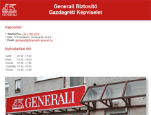 Tablet Screenshot of generali.gazdagret.hu